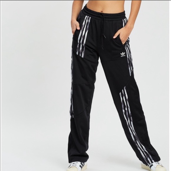 adidas originals x danielle cathari deconstructed track pants in black